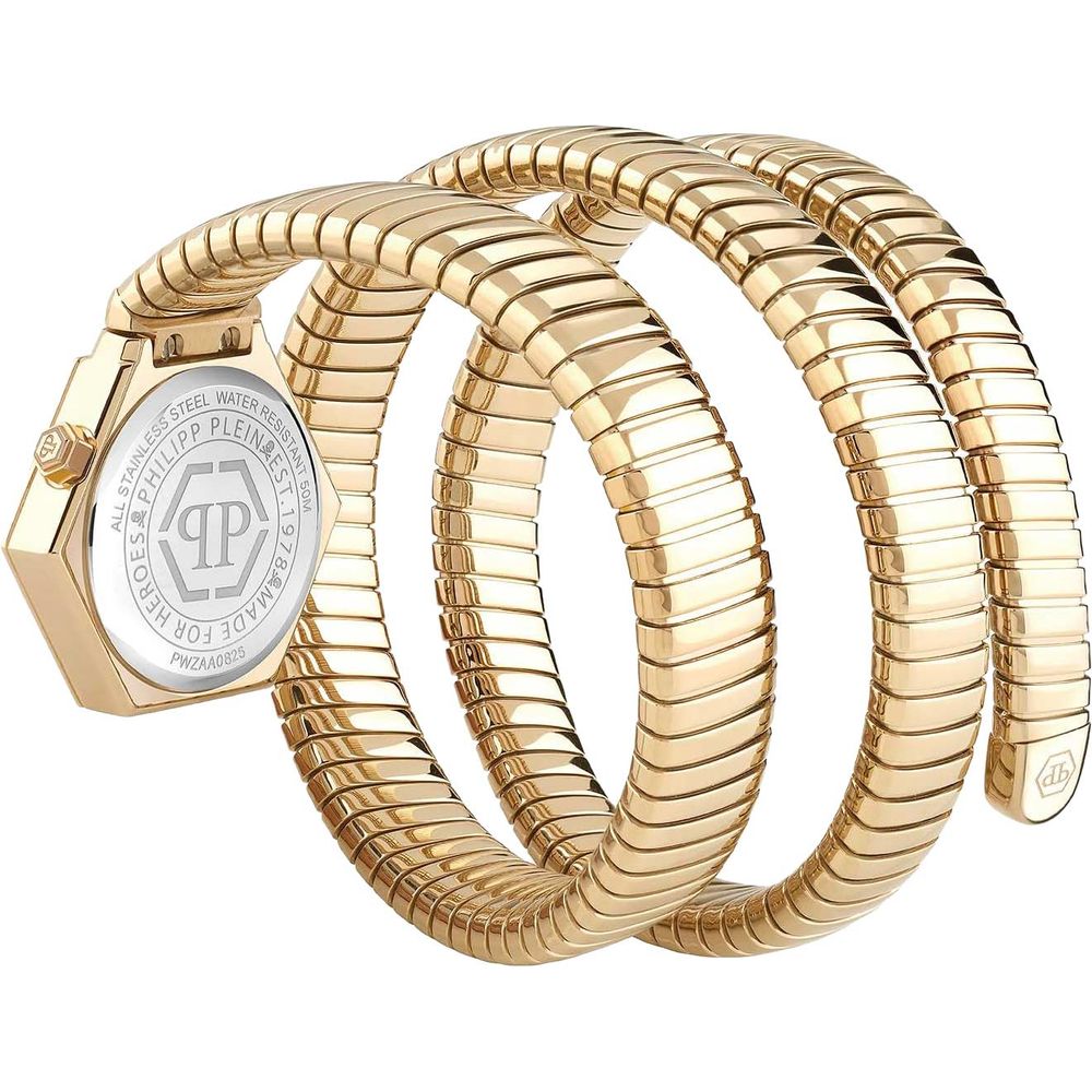 Gold Dress Watch with Blue Dial