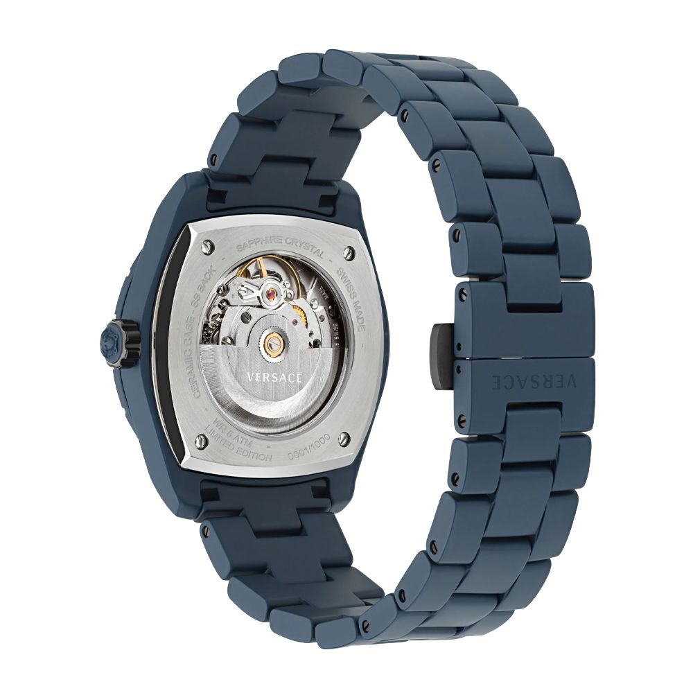 Blaue Keramik-Kleideruhr limitierte Auflage