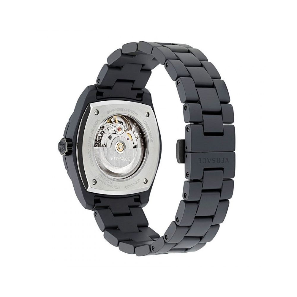 Automatische Armbanduhr aus schwarzer Keramik, limitierte Auflage