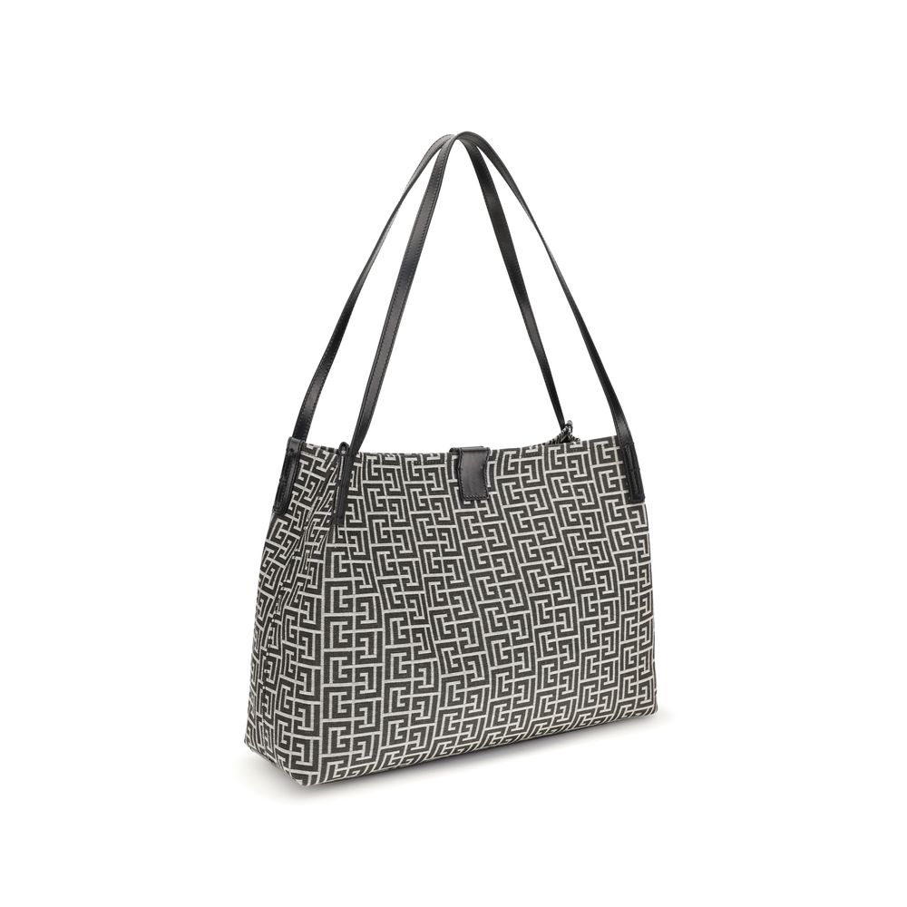 Black Cotton Tote Bag with Adjustable Straps