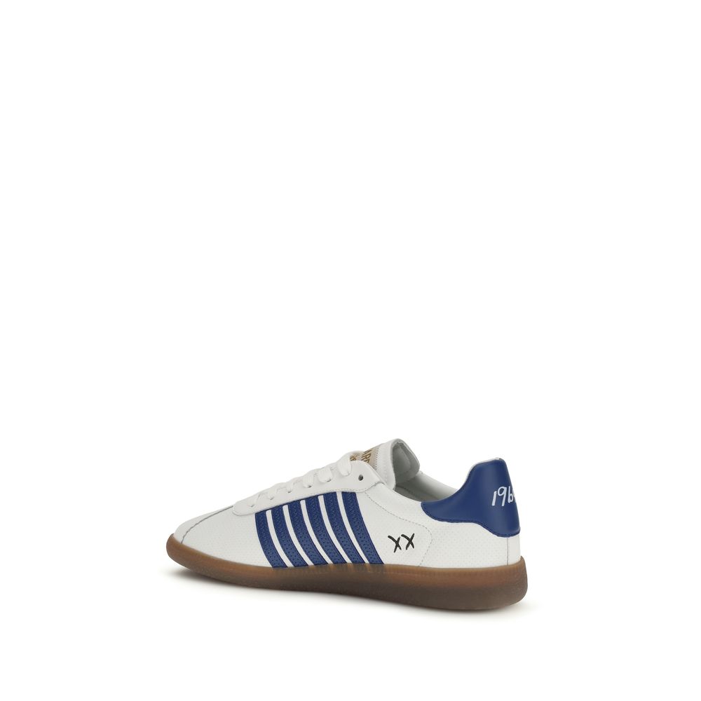 Dsquared² Chunky-Sneaker aus weißem Kalbsleder vom Hausrind