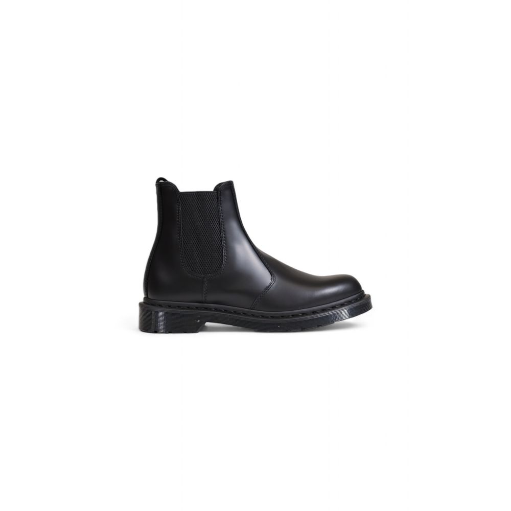 Schwarze Chelsea Boots aus Leder mit strapazierfähiger Gummisohle
