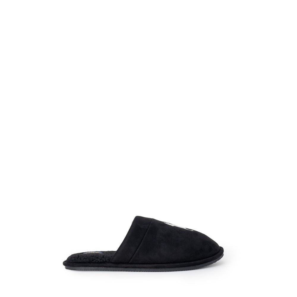 Schwarze Herrenhausschuhe aus Synthetik, Kollektion FW25