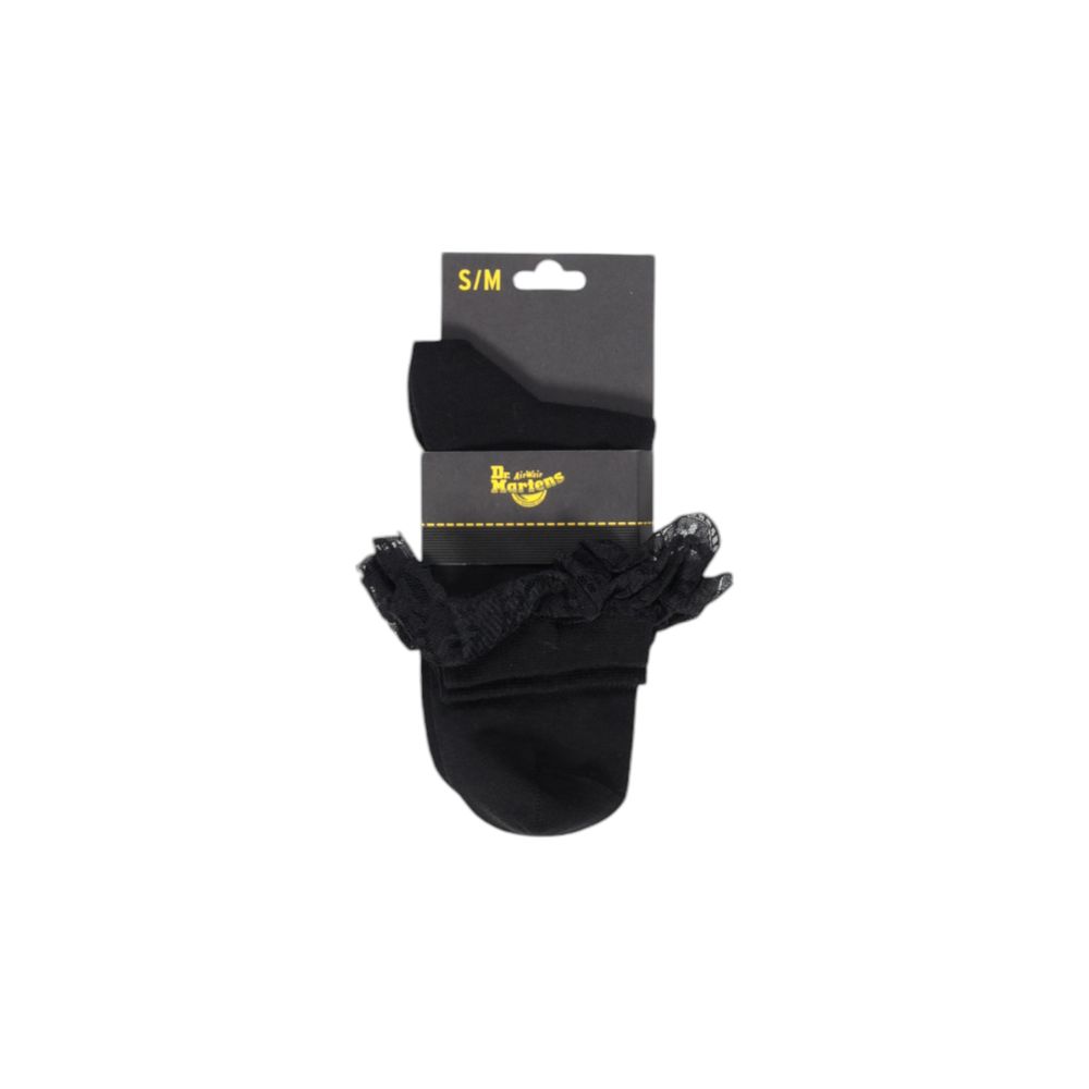 Black Synthetic Blend Women's Socks