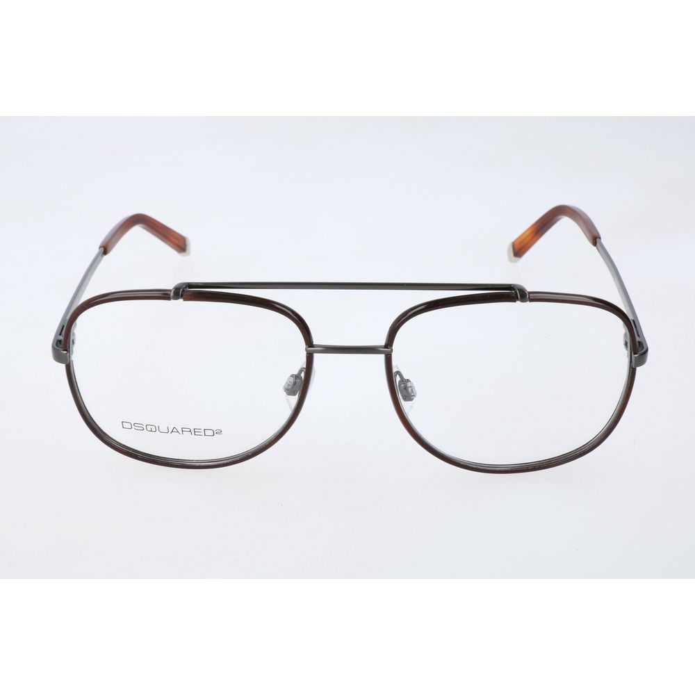 Brown Synthetic Glasses Frames by DSQUARED2