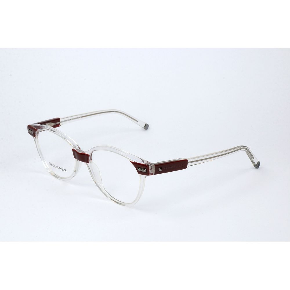 Red Synthetic Glasses Frames by DSQUARED2