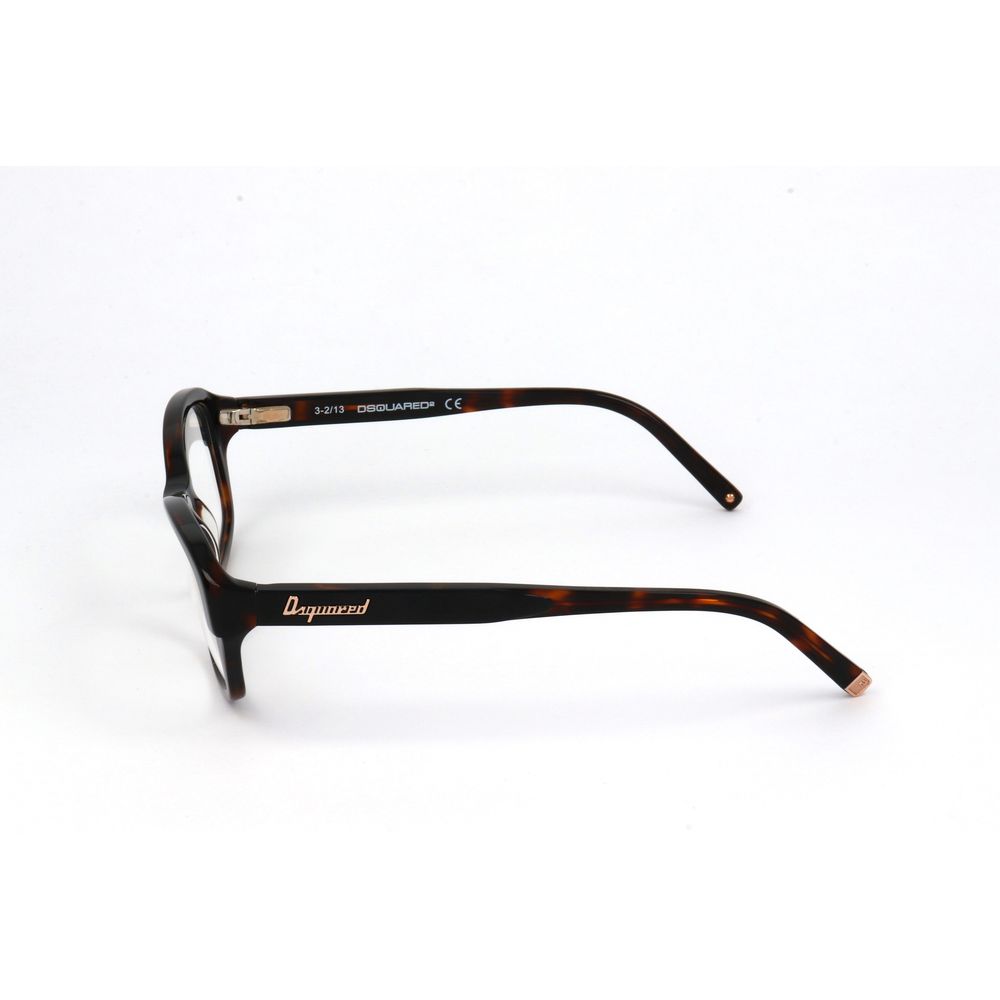 Brown Synthetic Eyeglass Frames by DSQUARED2