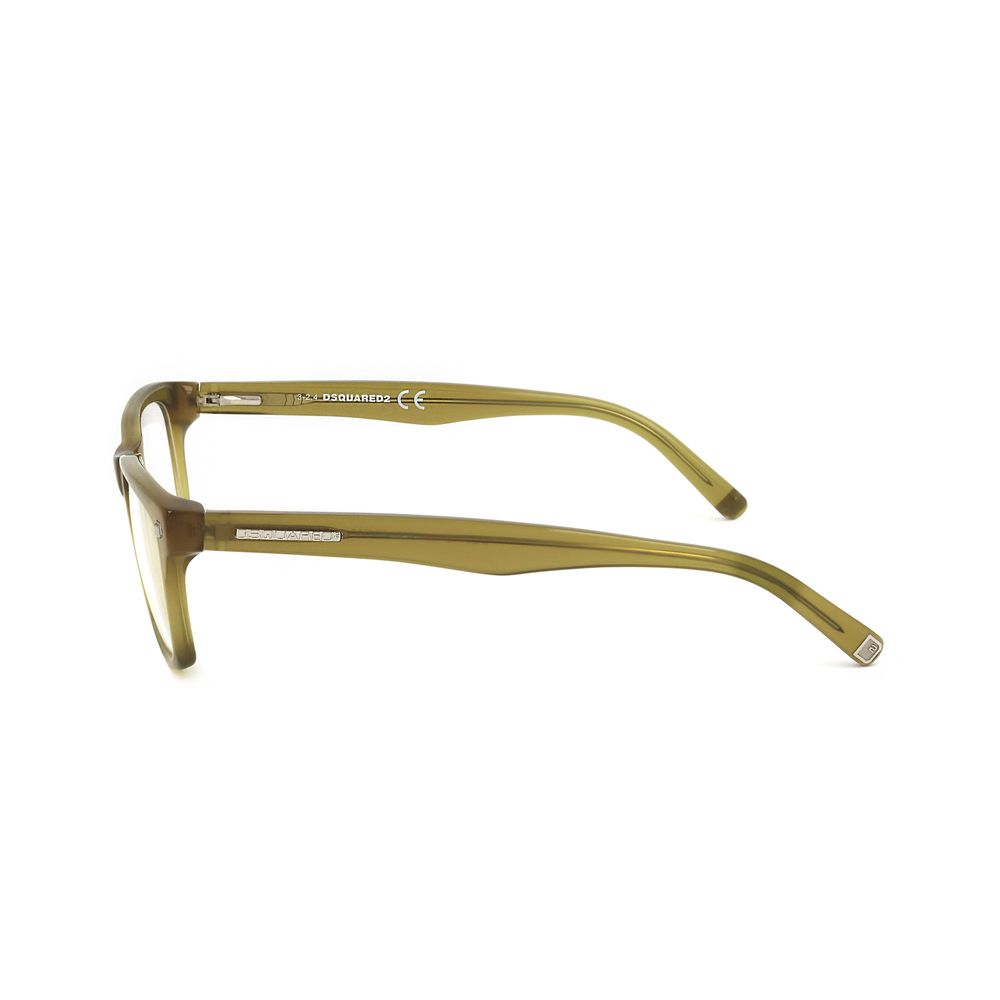 Green Synthetic Bicolor Eyeglass Frames
