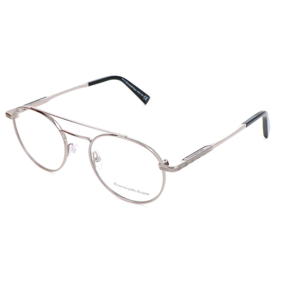 Grey Synthetic Glasses Frames by Ermenegildo Zegna