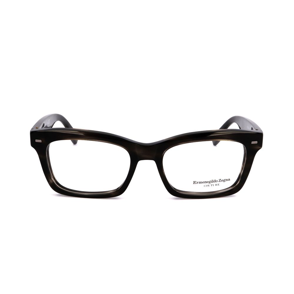 Grey Synthetic Glasses Frames by Ermenegildo Zegna