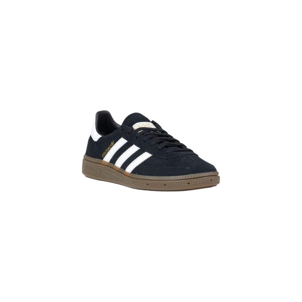 Schwarze Low-Top-Sneaker aus Leder von Adidas Handball Spezial