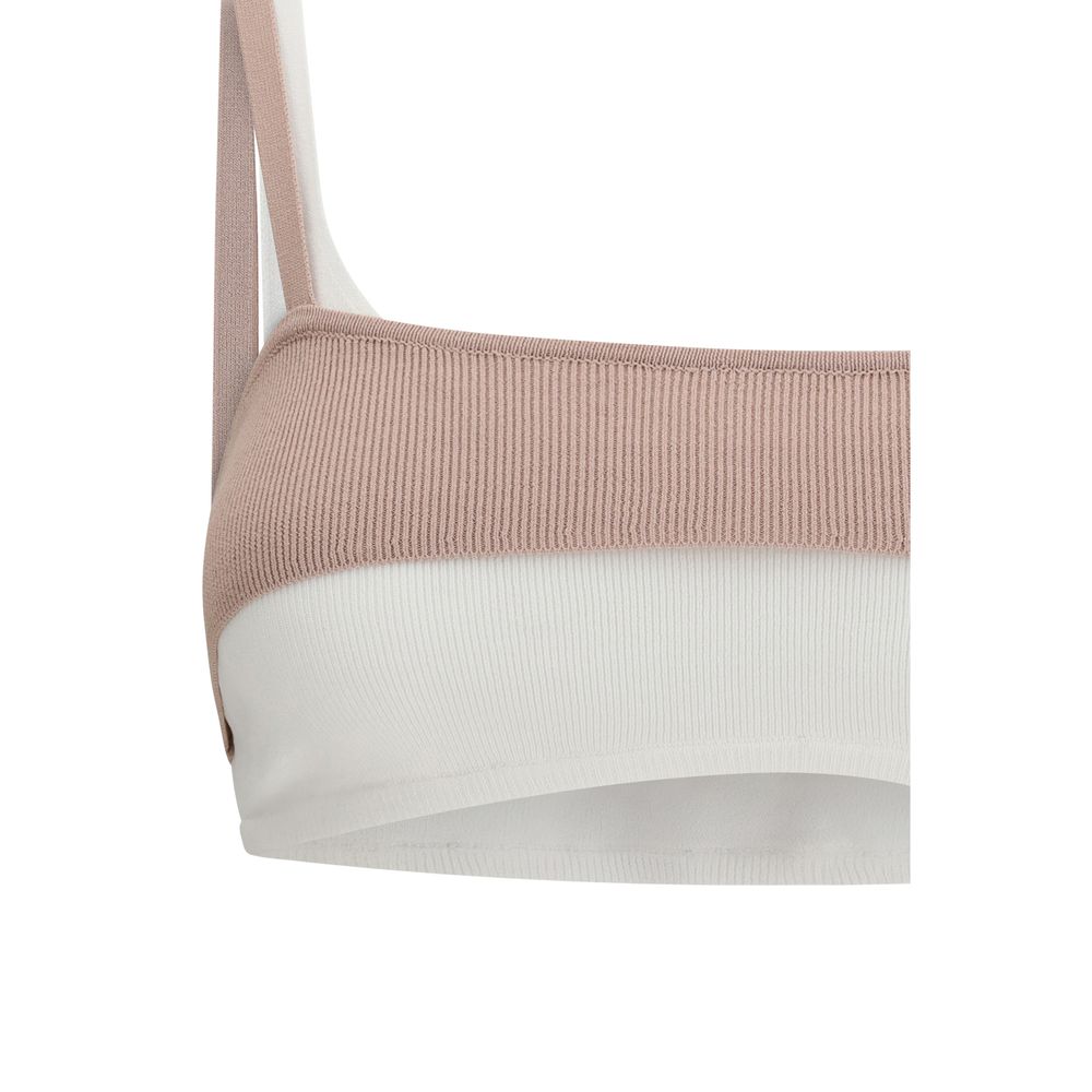 Multicolor Synthetic Sport Bra Slim Fit