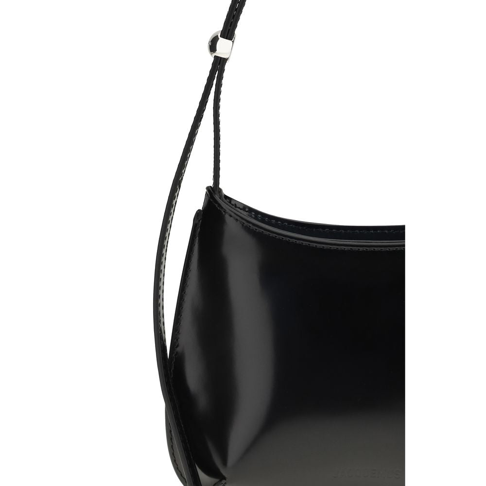 Black Leather Bos Taurus Shoulder Bag