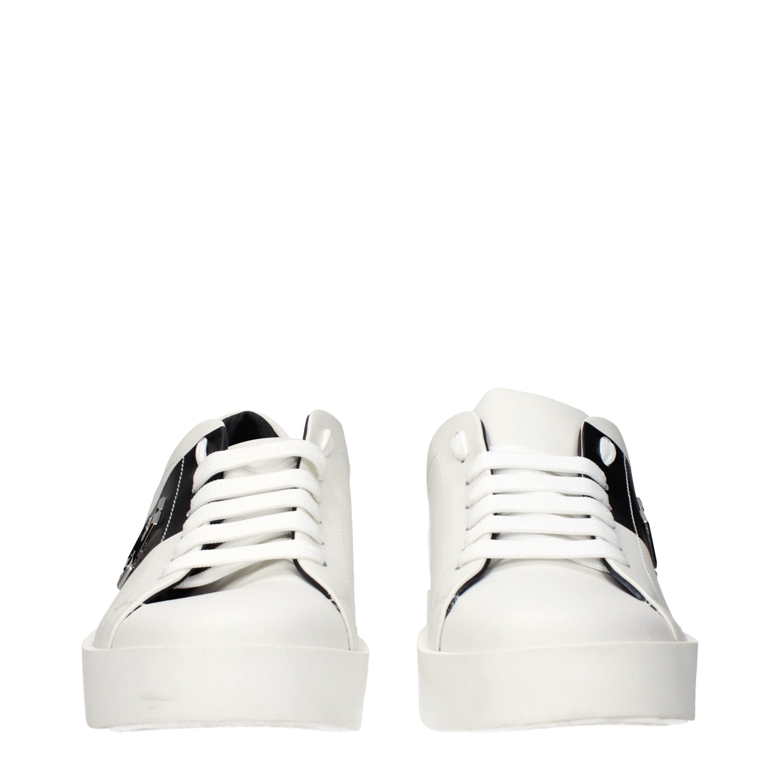 Baskets en cuir blanc Philipp Plein