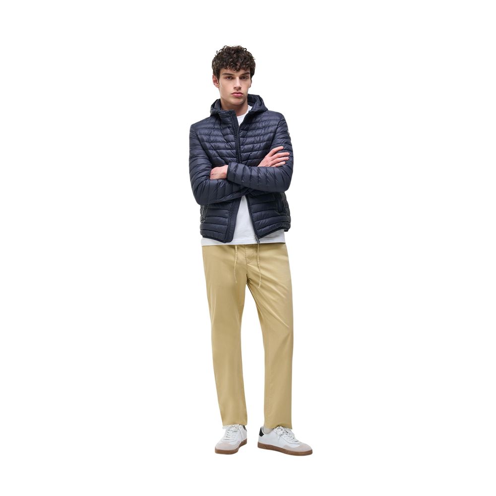 Blue Synthetic Shell Jacket