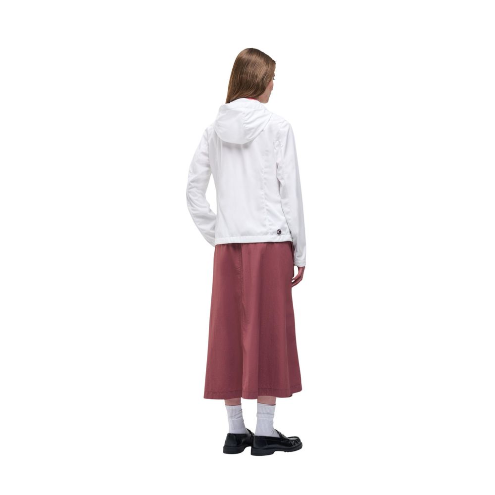 White Synthetic Jacket with Hood by Colmar Originals