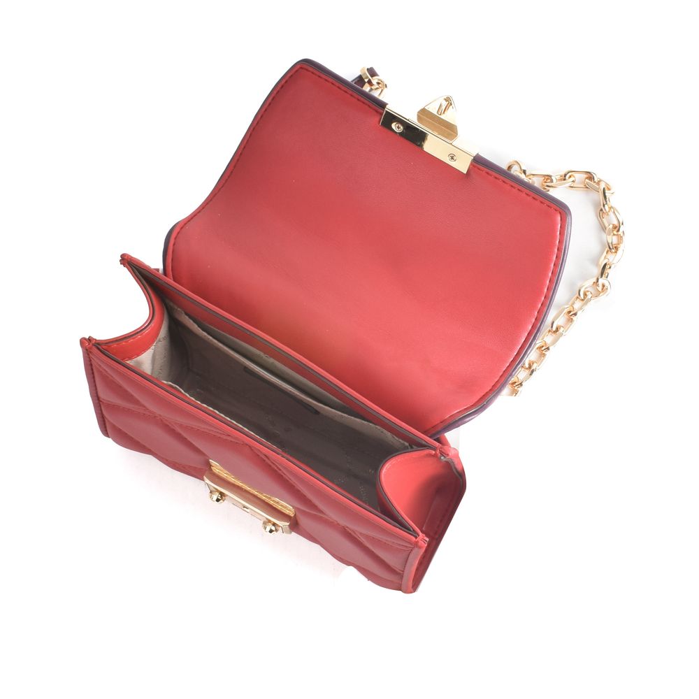 Red Leather Handbag Luxury Design by Michael Kors