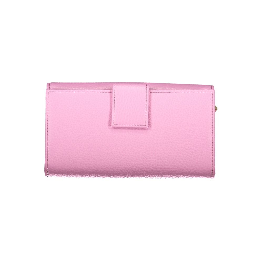 Viola Leather Wallet with Double Opening Design