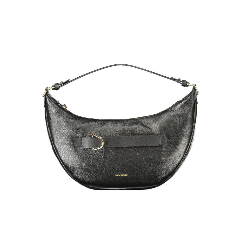 Nero Leather Bag with Adjustable Strap by Coccinelle