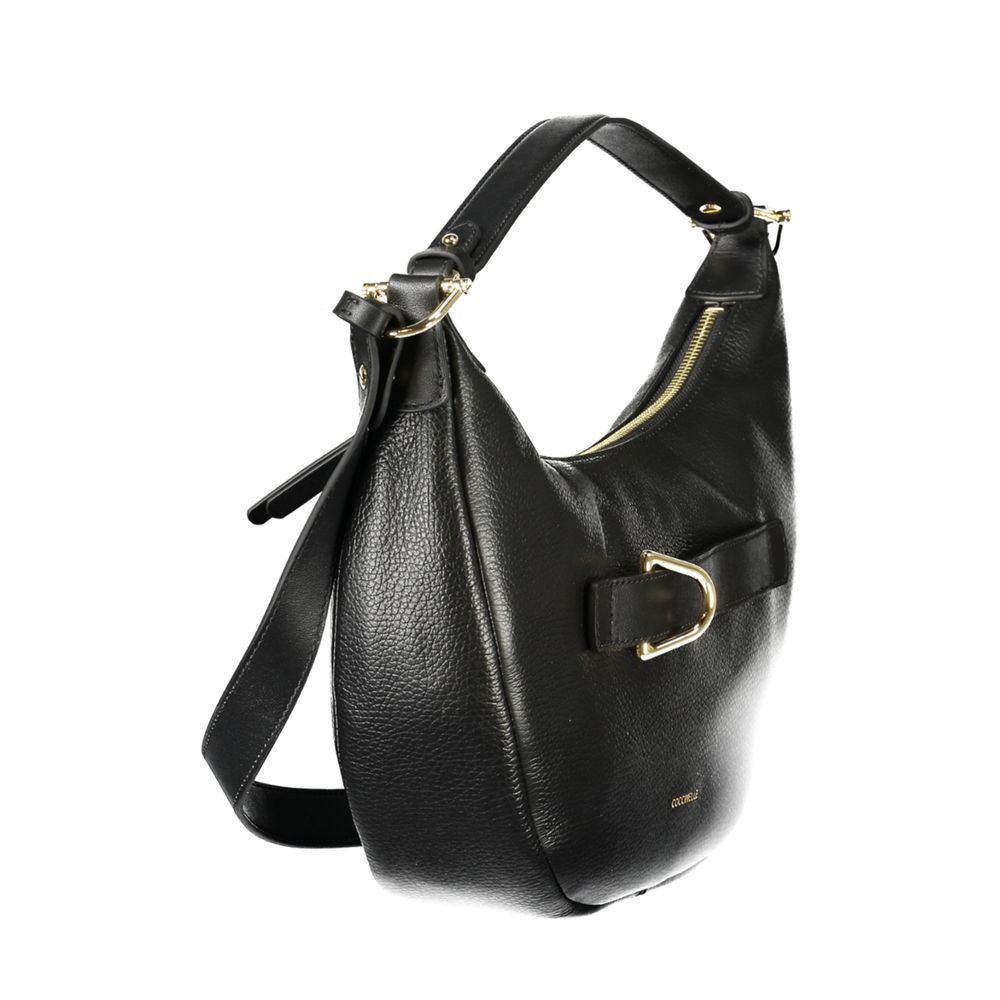 Nero Leather Bag with Adjustable Strap by Coccinelle