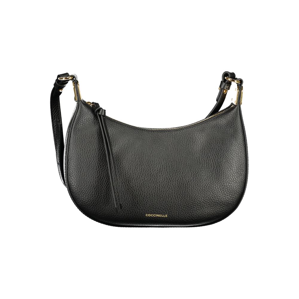 Nero Leather Handbag with Adjustable Strap by Coccinelle
