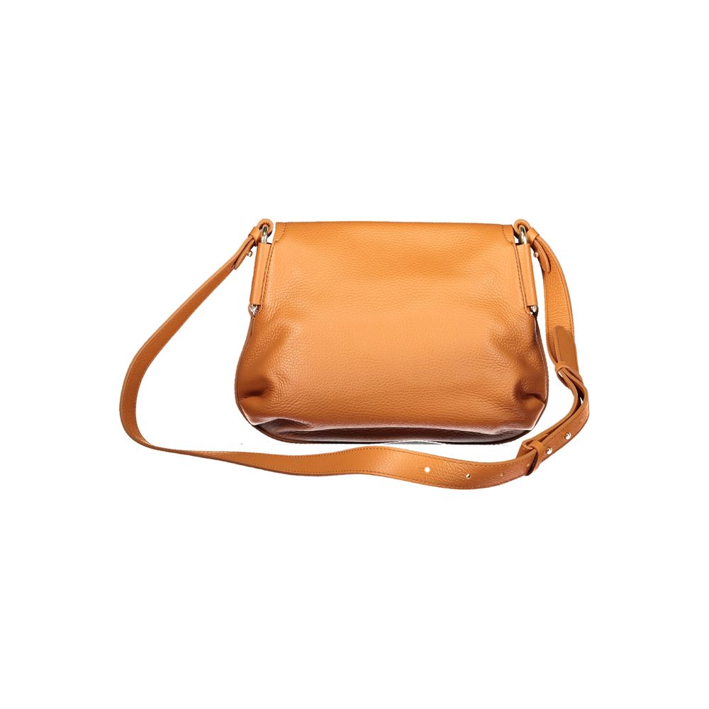Arancione Leather Bag with Magnetic Closure by Coccinelle