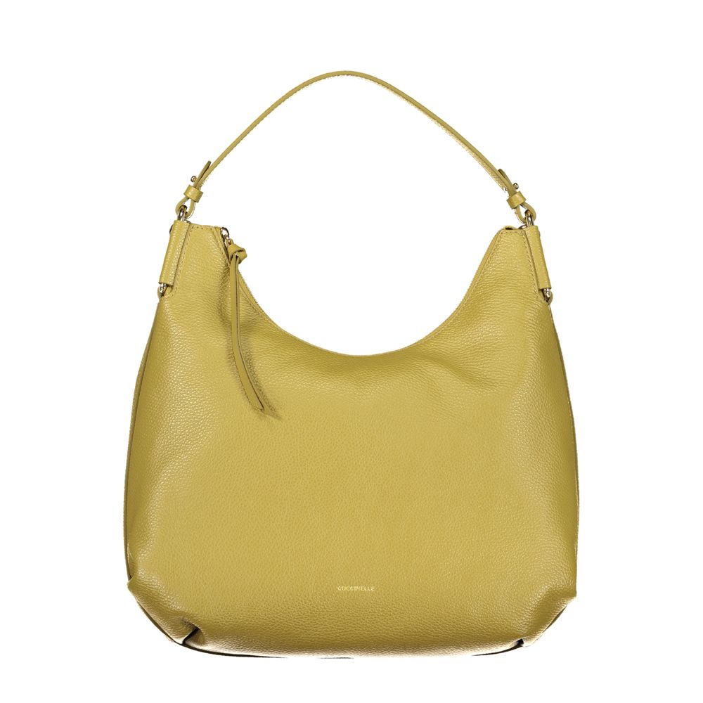 Verde Leather Handbag with Adjustable Strap by Coccinelle