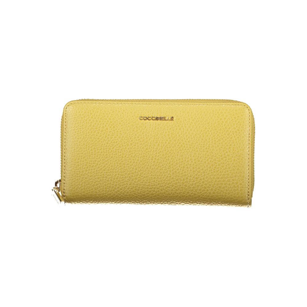 Verde Leather Wallet with Metallic Soft Finish
