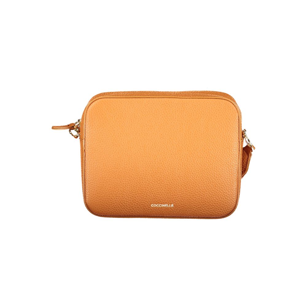 Arancione Leather Handbag with Adjustable Strap by Coccinelle