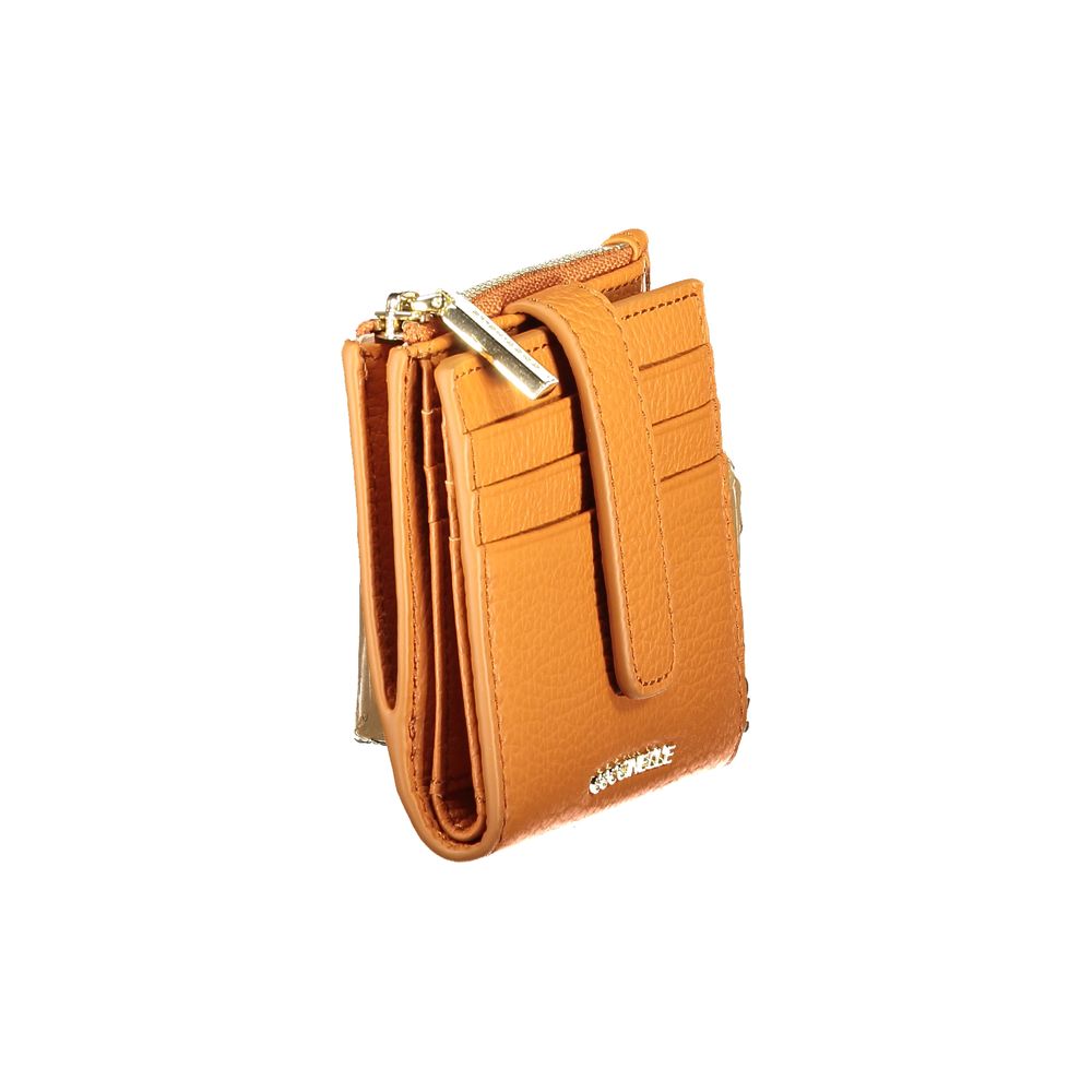 Arancione Leather Wallet with Triple Card Slots