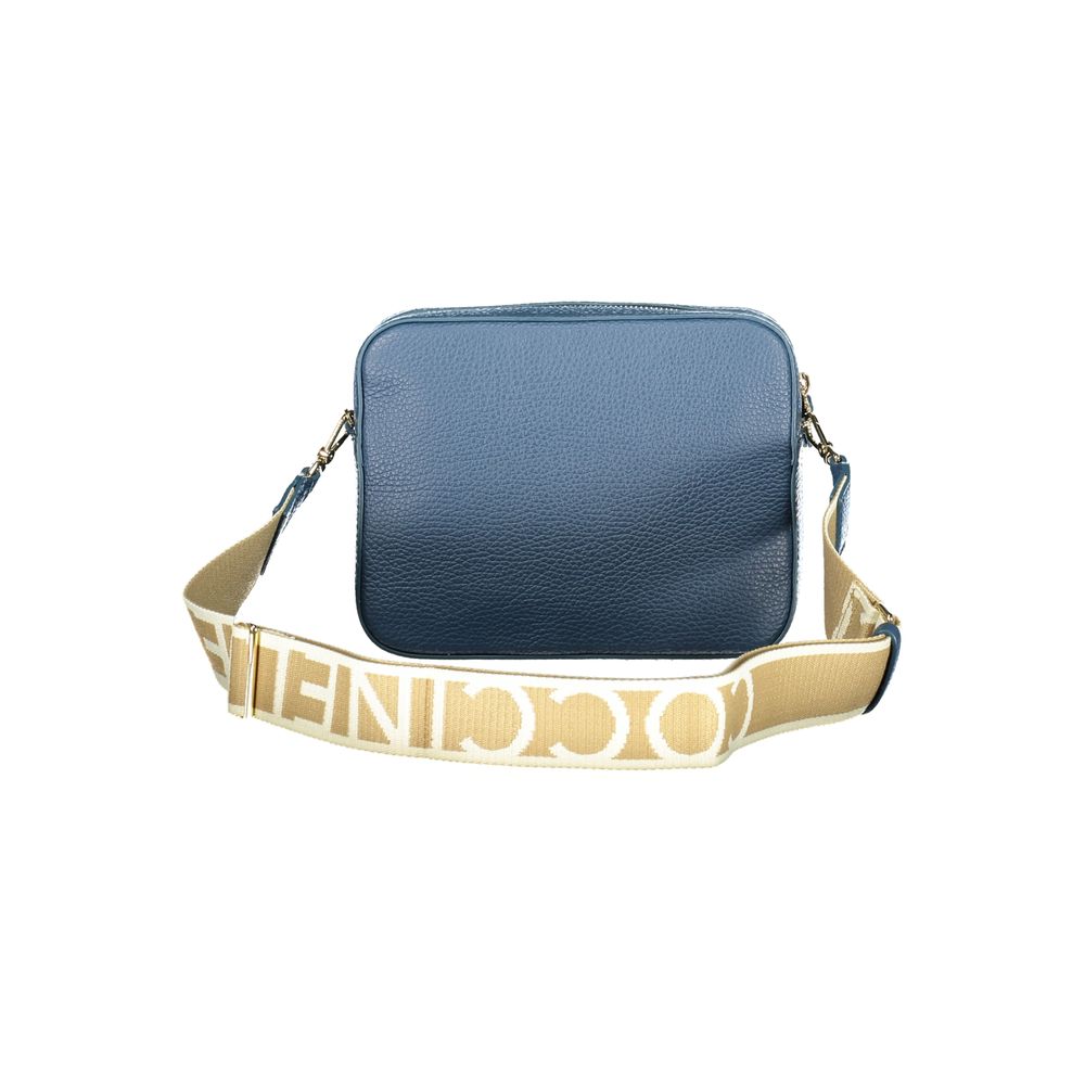 Blaue Lederhandtasche mit verstellbarem Riemen von Coccinelle