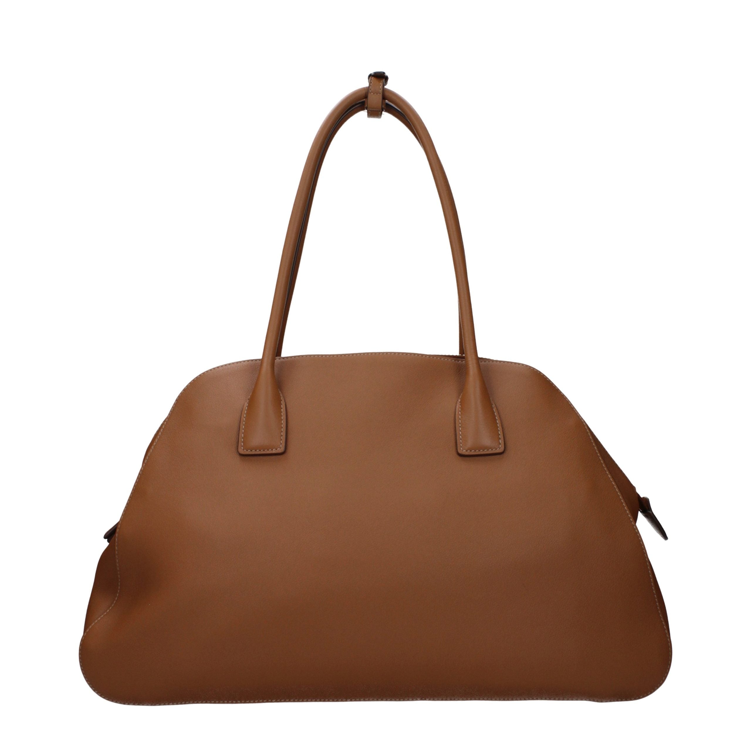 Prada Schultertasche aus braunem Leder
