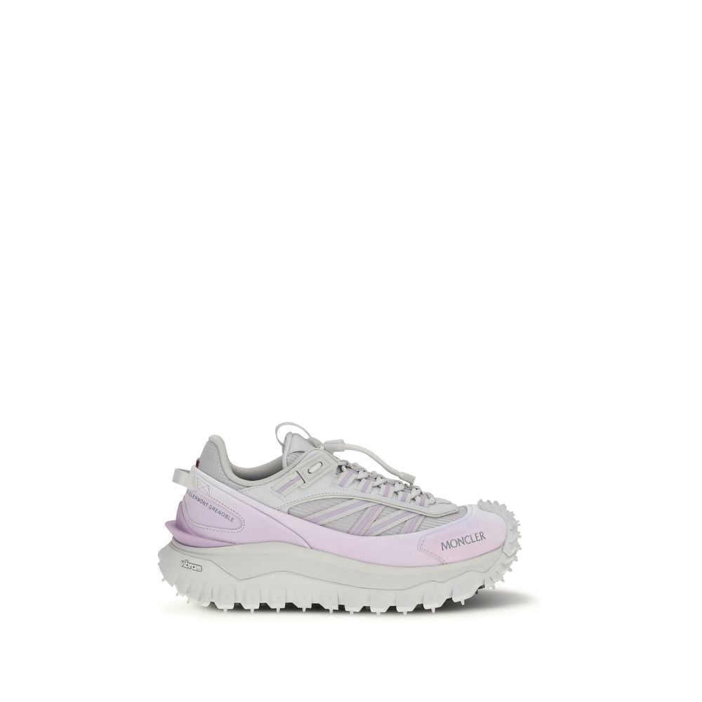 Purple Synthetic Athletic Sneakers with Grip Sole