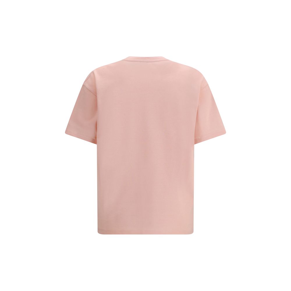 Mehrfarbiges Oversize-Baumwoll-T-Shirt mit Stickerei