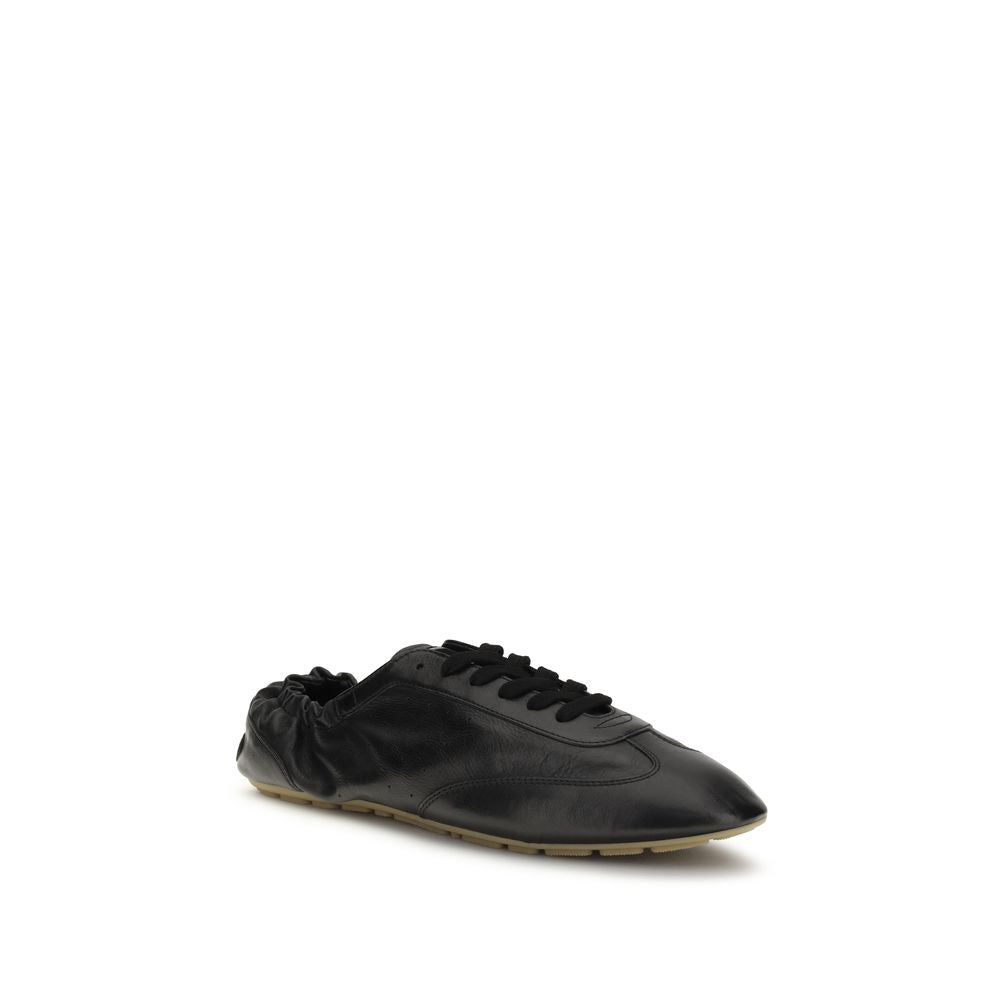 Schwarze Leder-Sneaker „Lewis Athletic“ von Saint Laurent
