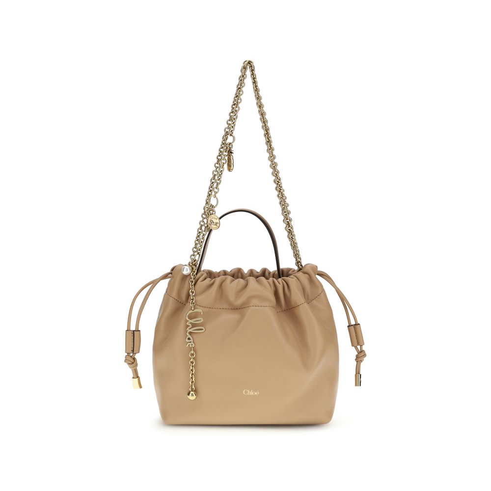 Chloé Beige Lamb Shoulder Bag