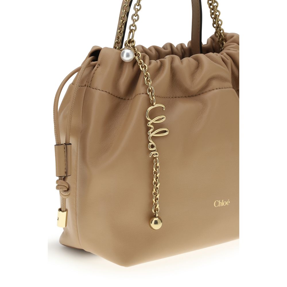 Chloé Beige Lamb Shoulder Bag