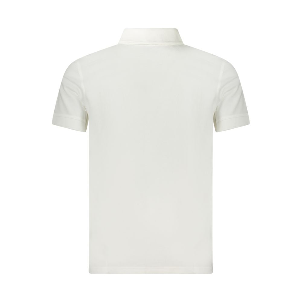 Bianco Baumwoll-Herrenpolo