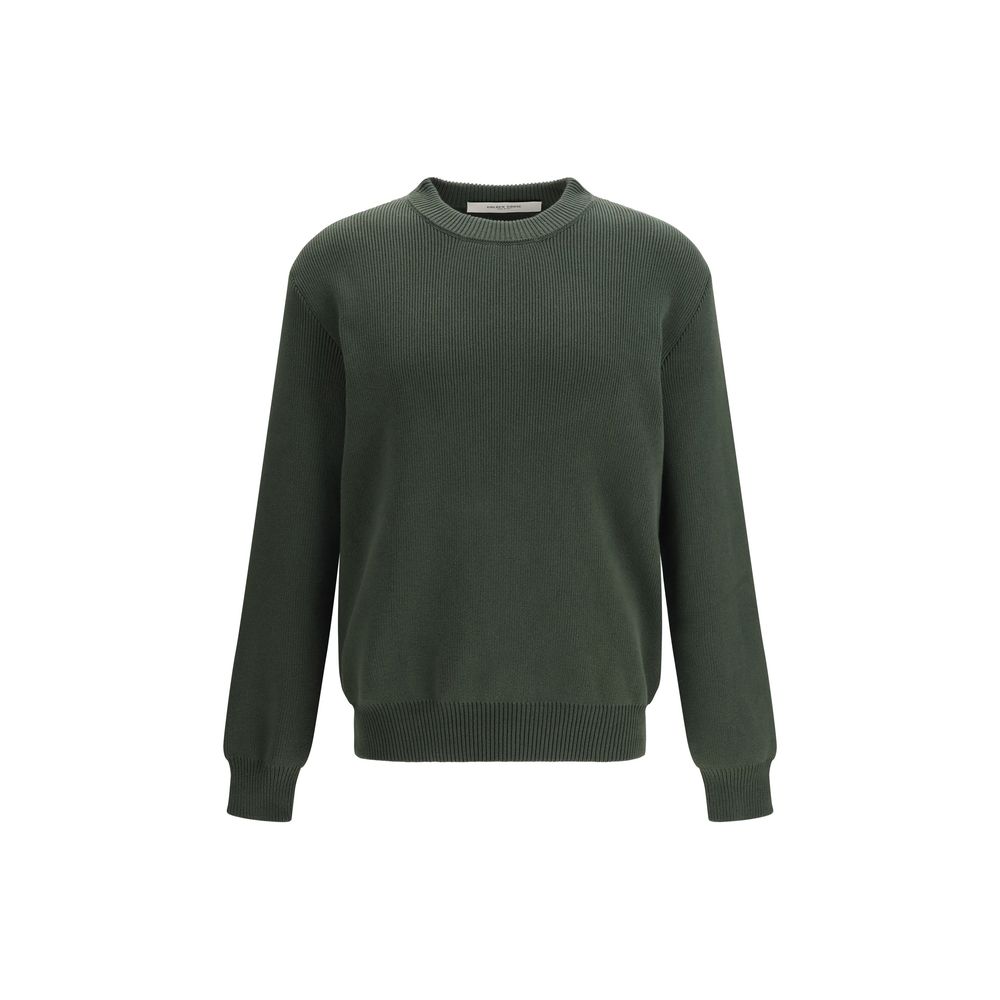Zweifarbiges Baumwoll-Sweatshirt mit Logo-Detail