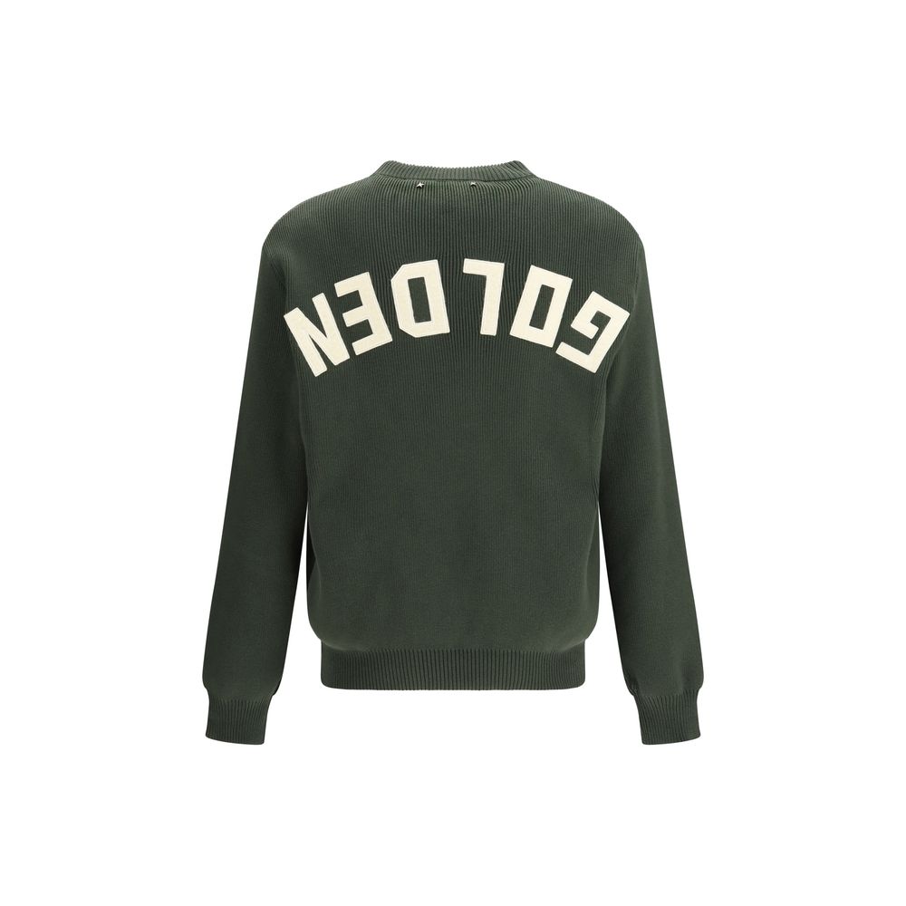Zweifarbiges Baumwoll-Sweatshirt mit Logo-Detail