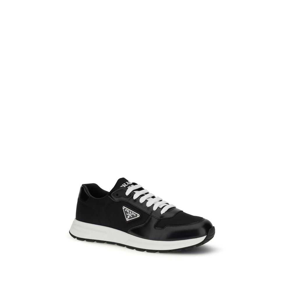 Prada Black Recycled Athletic Sneakers