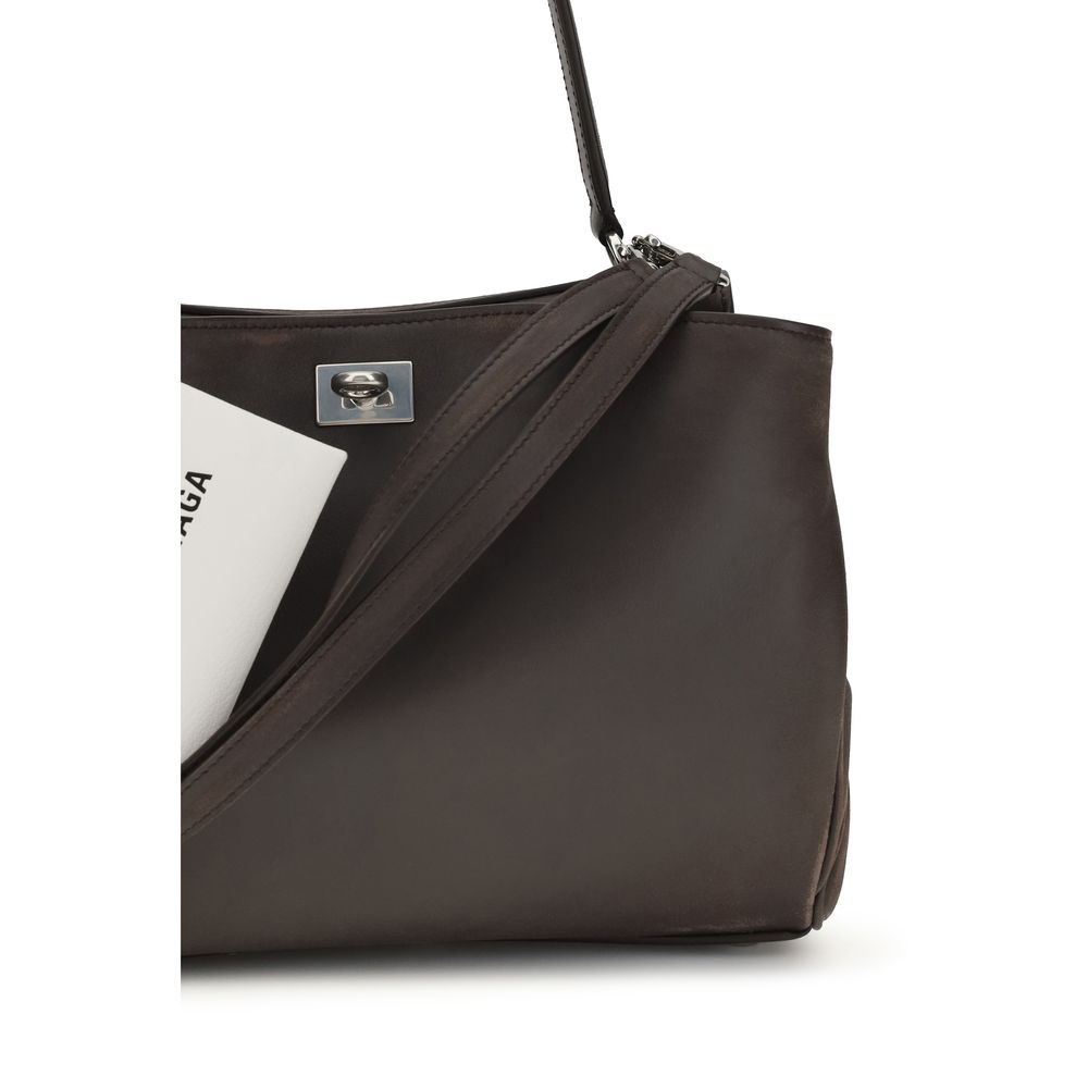 Balenciaga Brown Calf Leather Shoulder Bag