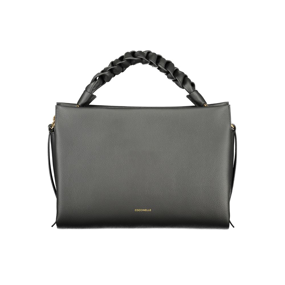 Nero Leather Handbag with Adjustable Strap by Coccinelle