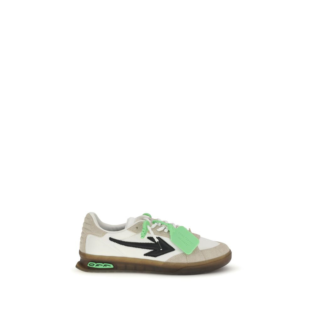Off-White Multicolor Calf Leather Sneakers