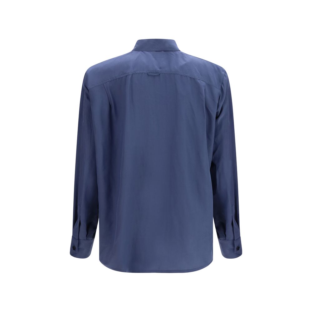 Saint Laurent Blue Dress Shirt
