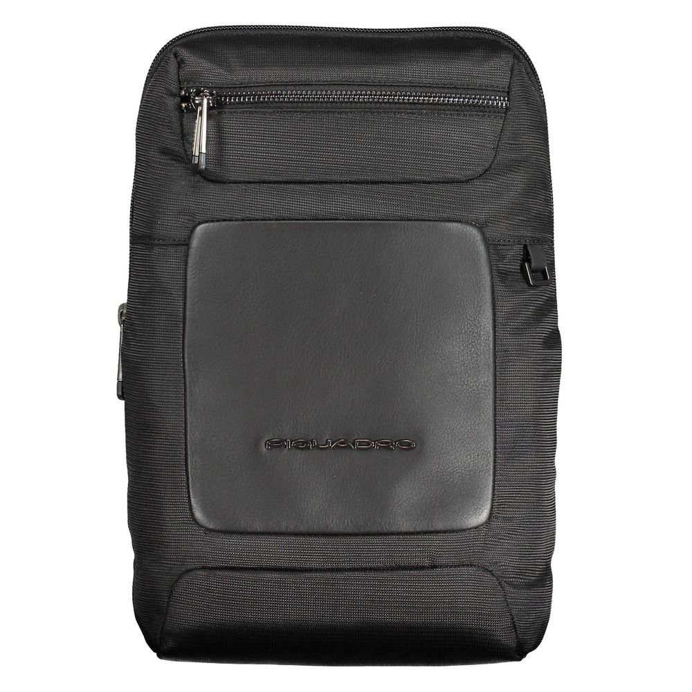 Nero Synthetic Men’s Shoulder Bag with Pockets