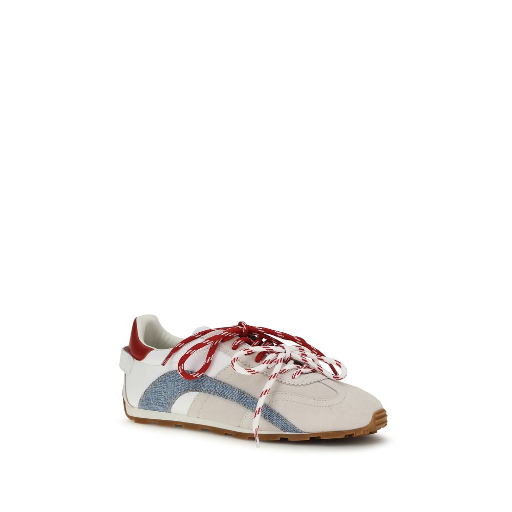 Multicolor Leather Low Top Sneakers by Dsquared2