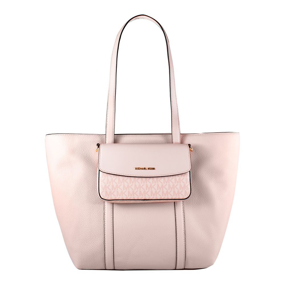 Pink Fur Handbag 2-in-1 Jet Set Travel Set