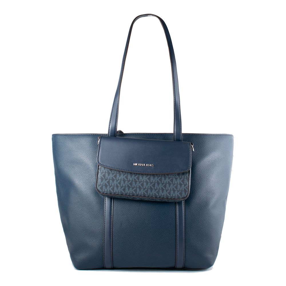 Blaue Fellhandtasche 2-in-1 Jet Set Travel Set von Michael Kors