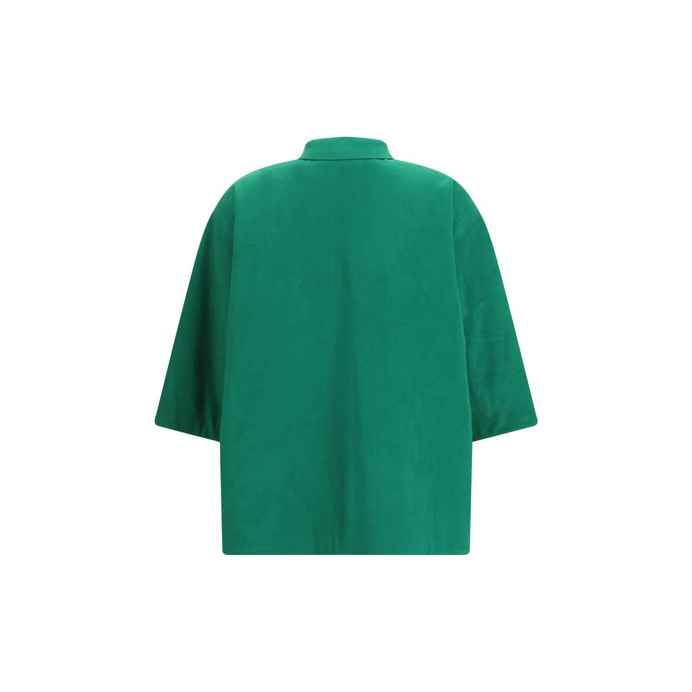 Bicolor-Bikerjacke aus Kunstleder